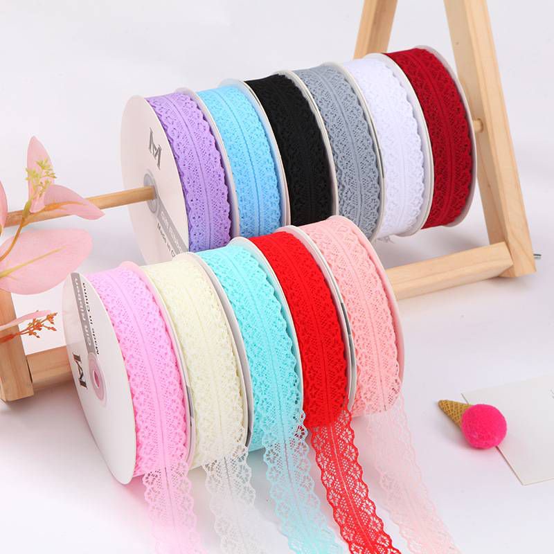 

Dhiya Florist - Korean Lace Ribbon 30 mm Per Yard ( 90 cm) Pita Parcel Gift Hampers Pita Renda Ribbon 3 cm DIY Crafts Tapes Card Wrapflower Bouquet Dekorasi Kado