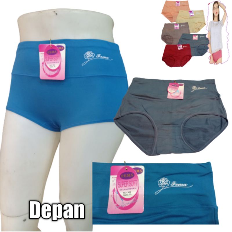 CD WANITA MAXI CLASSIC CELANA DALAM BODY ATAS PINGGANG FEMA 362