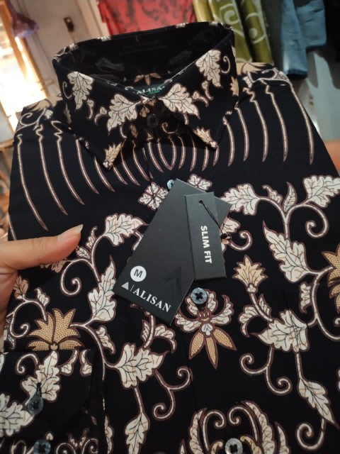 Kemeja Batik Pria Lengan Panjang Batik Pria Lengan Panjang Modern•seragam Kantor•seragam Kerja