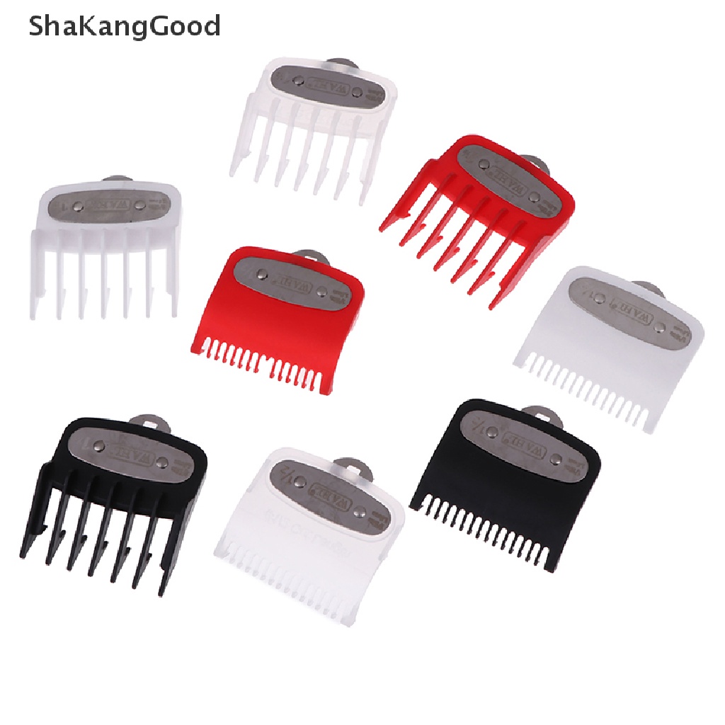 Skid Set Sisir Guide Ukuran 1.5mm + 4.5mm + Holder Metal Untuk Clipper