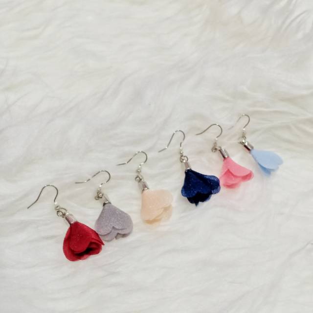 Alia Love Flower Earrings | Anting Hooks Handmade