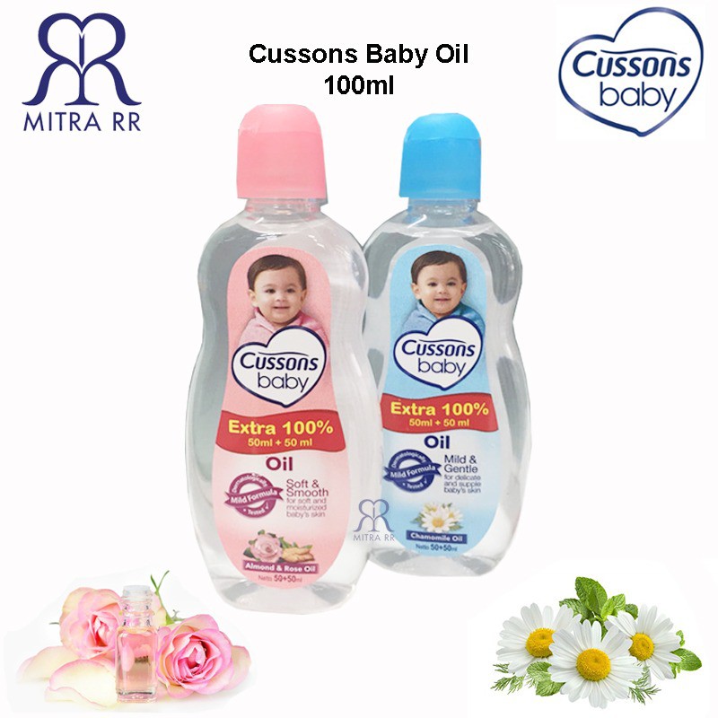 Cussons Baby Oil 50ml+50ml / Cussons Baby Minyak Bayi