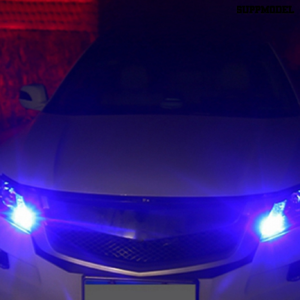 Supm 2pcs Lampu Led Cob T10 Kaca Transparan Untuk Indikator Mobil