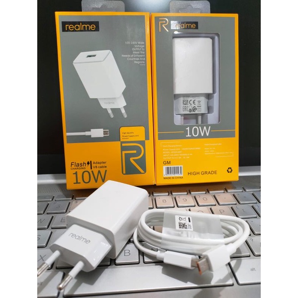 Tc  Travel charger  Casan Realme Ak-933 10W Micro &amp; Type C Original 100 %