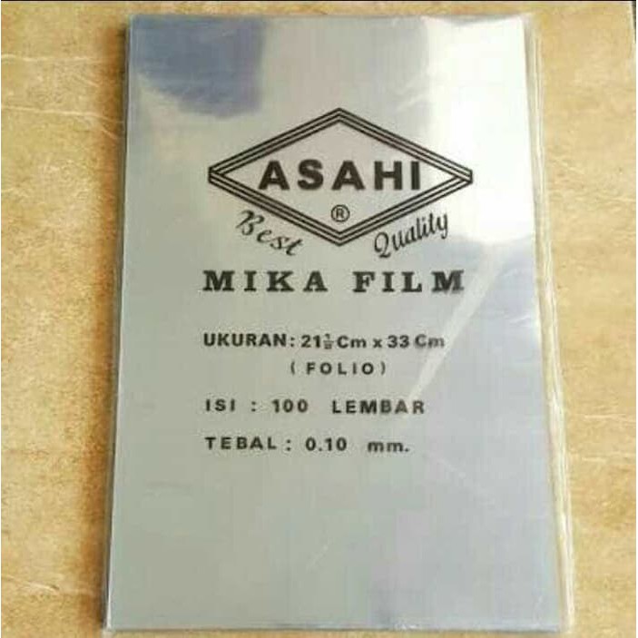 Mika plastik film ASAHI ukuran folio murah
