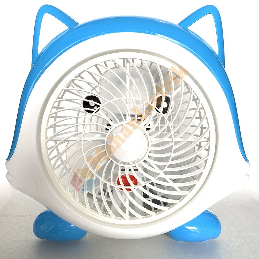 Kipas Angin Karakter Kartun Ruba Fox Serigala 10&quot; 10inch Box Fan Karakter Lucu