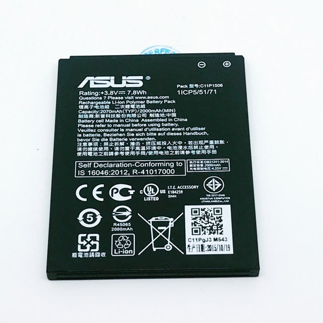 Baterai Asus Zenfone Go 5in ZC500TG C11P1506 Original