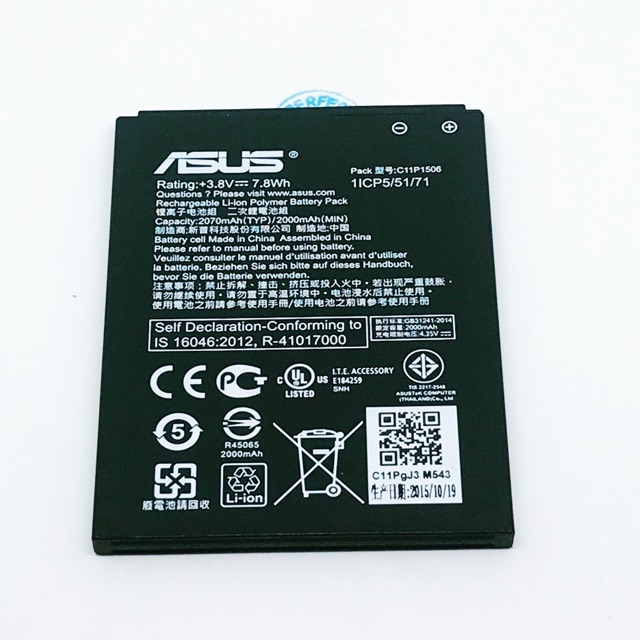 Baterai Asus Zenfone Go 5in ZC500TG C11P1506 Original