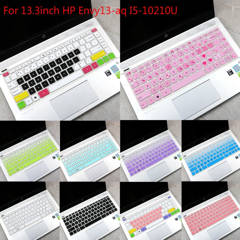 Cover Pelindung Keyboard Laptop Hp Envy13-Aq I5-10210U 13.3 &quot;Bahan Silikon Lembut Ultra Tipis