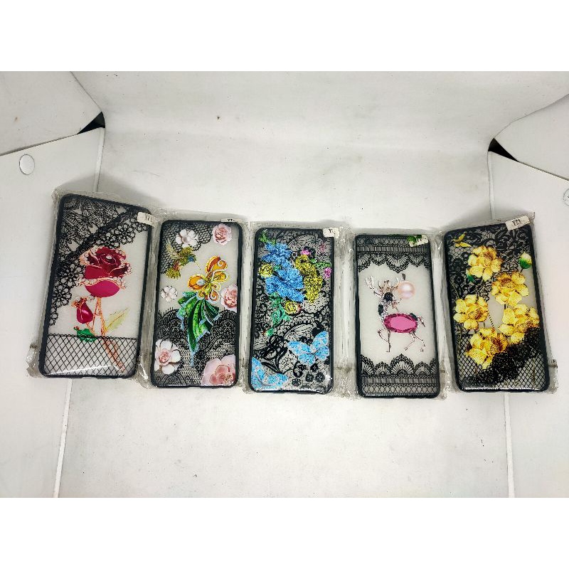 VIVO Y71 SOFTCASE BATIK HENA PREMIUM flower