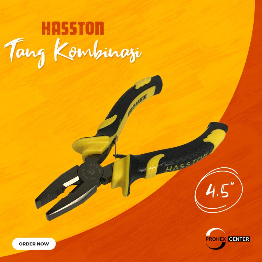 TANG KOMBINASI MINI 4.5 INCH HASSTON 4.5&quot; Linesmen Pliers