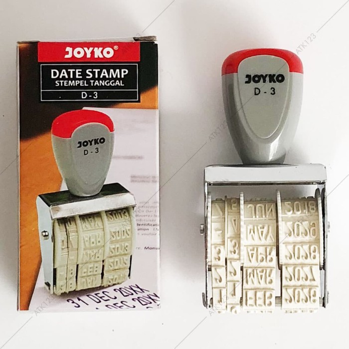 Jual Joyko Date Stamp D 3 Stempel Tanggal D3 Start 2020 Shopee Indonesia