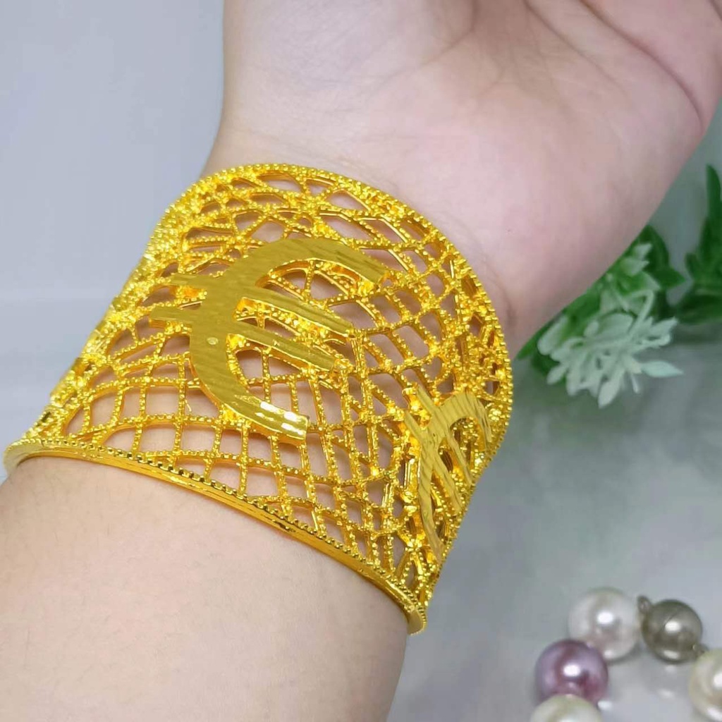 Gelang Kendari fashion xuping Dubai Lapis Emas 24K Gold Perhiasan