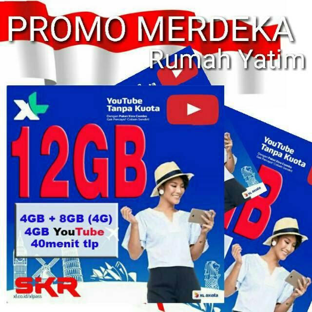 PROMO PAKET DATA KUOTA XL COMBO XTRA 12GB3