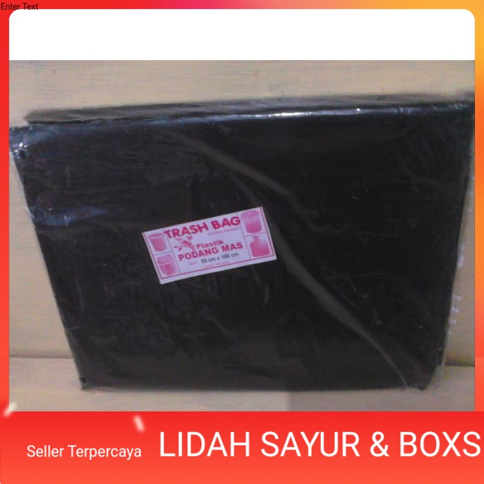 kantong Kresek 60 x 100 ECER sampah sampa Hitam Besar panjang kantong plastik sampah kresek sampah