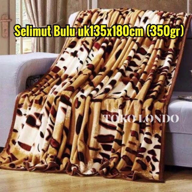 [TERMURAH] SELIMUT DEWASA Selimut Bulu Motif Garis2 Abstrak Bunga2 MMC Uk135x180 HALUS LEMBUT 350gr-Tiger Skin