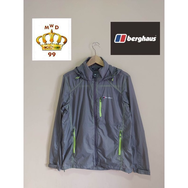 jaket running berghaus grey original