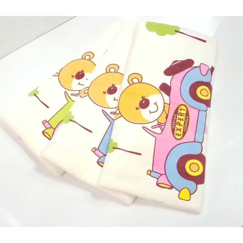 Baby Gift - Handuk Mandi Bayi Lembut Peony Bear 60X120cm