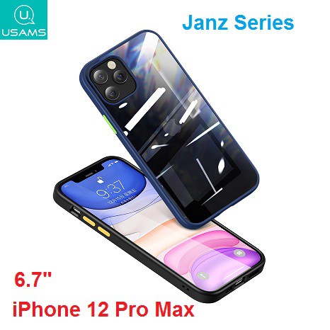 USAMS Hard Case + Soft Bumper Janz Series Cover Apple iPhone 12 Pro Max