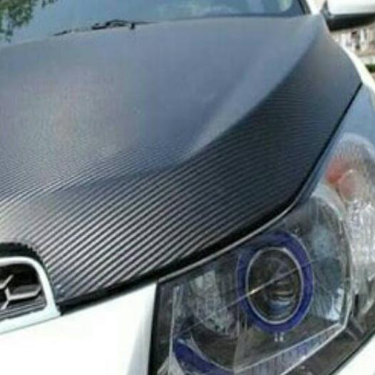➷ Lebar 150 cm Stiker Carbon 3D Sticker Carbon Skotlet Carbon Skotlet Motor Skotlet Mobil ✳