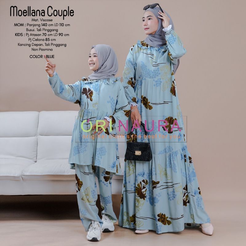 MOELLANA COUPLE DRESS KIDS BAJU SARIMBIT BY ORI NAURA