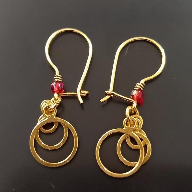 Anting Anak dam Dewasa Rumbai Emas Muda 0,5 gram Murah