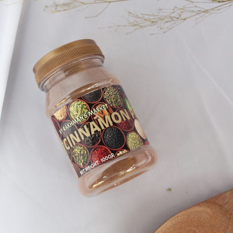 

Cinnamon Powder Kayu manis Bubuk 100 gr impor bumbu