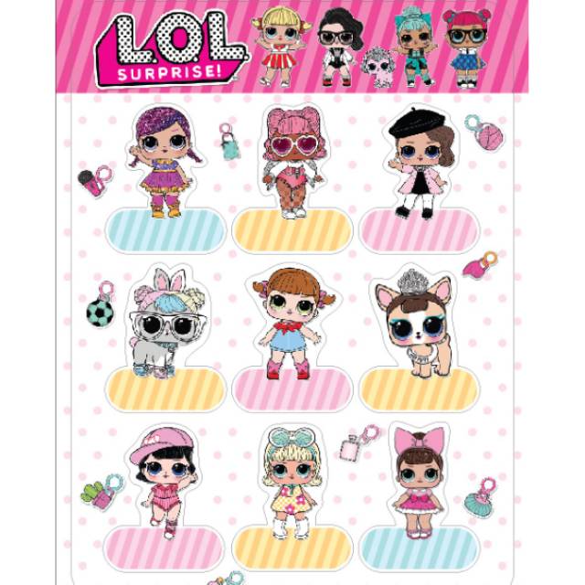 

Stiker Bentuk LOL