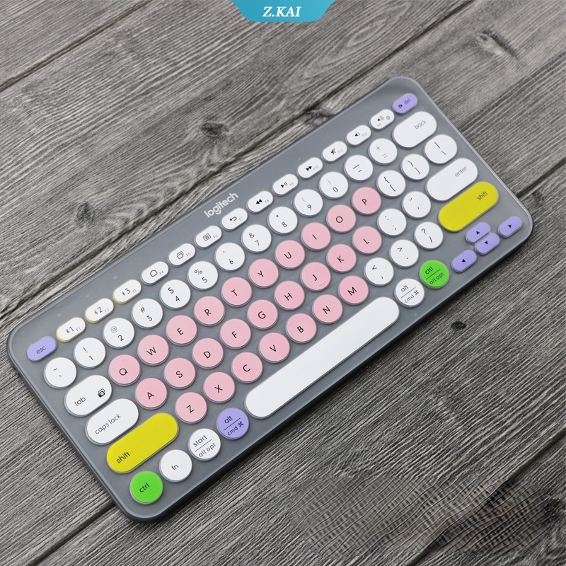 1 Pc Case Pelindung Keyboard Komputer Logitech K380 Bahan Silikon Tipis Transparan Tahan Air