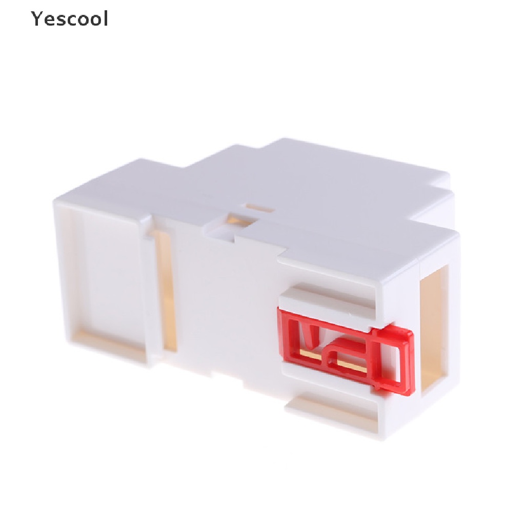 Yescool Kotak Case DIN Rail Elektronik Bahan Plastik Ukuran 88x37 X 59mm