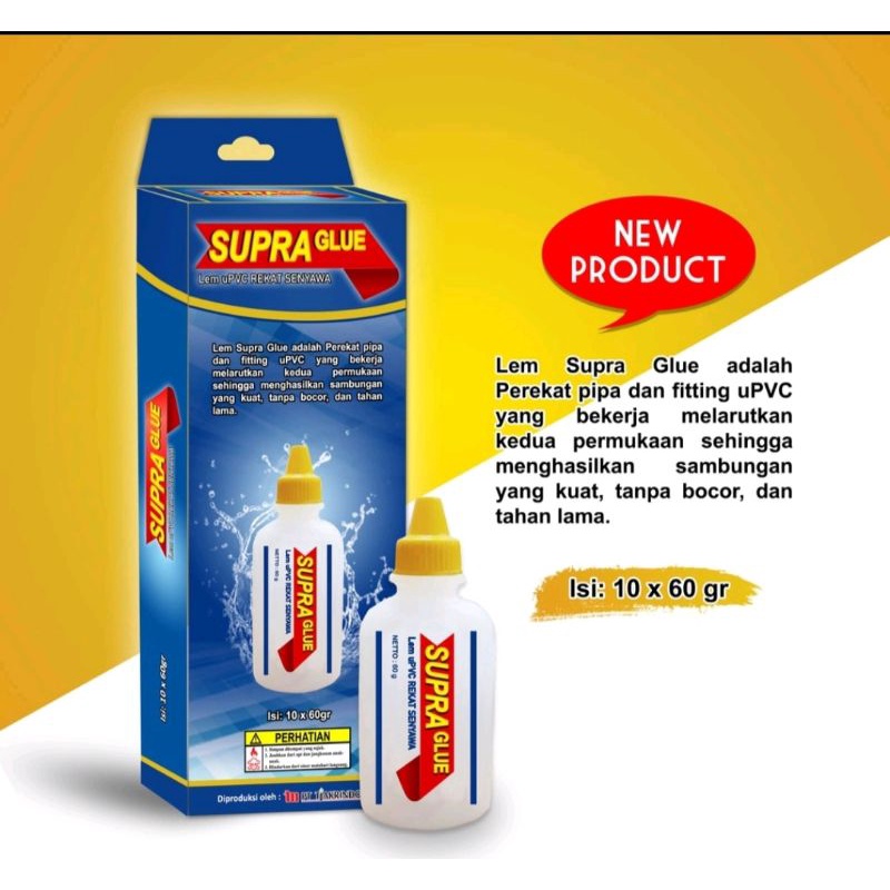 

Supraglue Lem pvc 60gr
