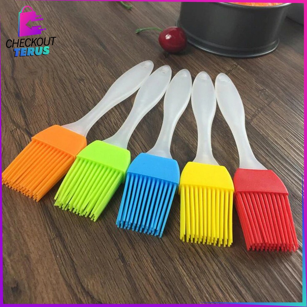 CT C148 Kuas Mentega Silikon Kuas Oles Minyak Anti Panas Perlengkapan Dapur Kuas Oles Roti Baking Brush Alat Dapur Siloikon