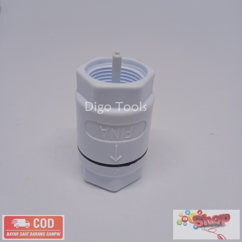 Tusen Klep PVC 3/4" Toosen Klep PVC 3/4 Inci