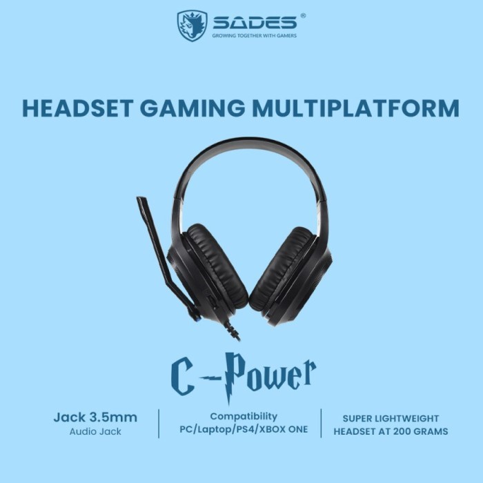 Headset Sades Cpower Multiplatform