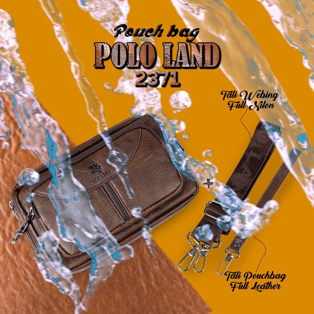 POLO LAND - Clutch Bag Pria Wanita WaterProof Tas Tangan Pria Wanita Anti Air Hand Bag Pria Puch Bag Pria Wanita - GOLDIES