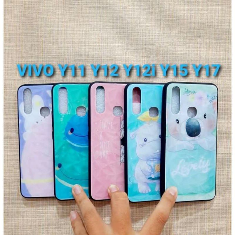 SILIKON CASE DIAMOND 5D TIMBUL VIVO Y11 Y12 Y12i Y15 Y17
