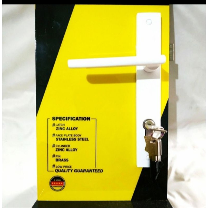 Kunci pintu Almunium ORCAD P2 | Lever set almunium | BELLUCCI