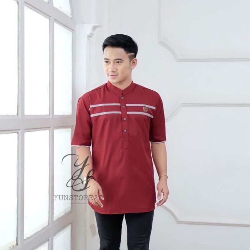 Baju Koko Kurta Dewasa Pria Bahan Katun Toyobo Import Premium