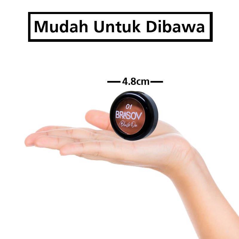 𝐑𝐀𝐃𝐘𝐒𝐀 - BRASOV Blush On Shade 01 &amp; 02 Pigmented Perona Pipi