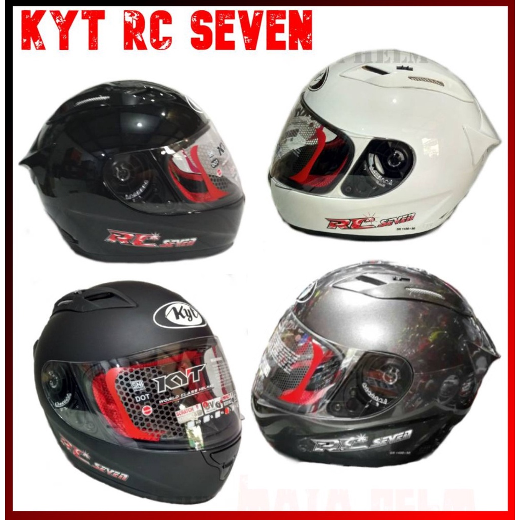 Helm KYT rc7 Polos Full Face Original