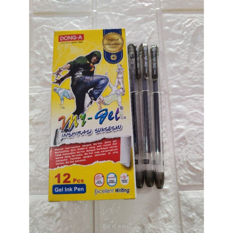 

ECER 1PCS!! Pena Dong-A my-gel/pulpen mygel/pena my-gel dong-a