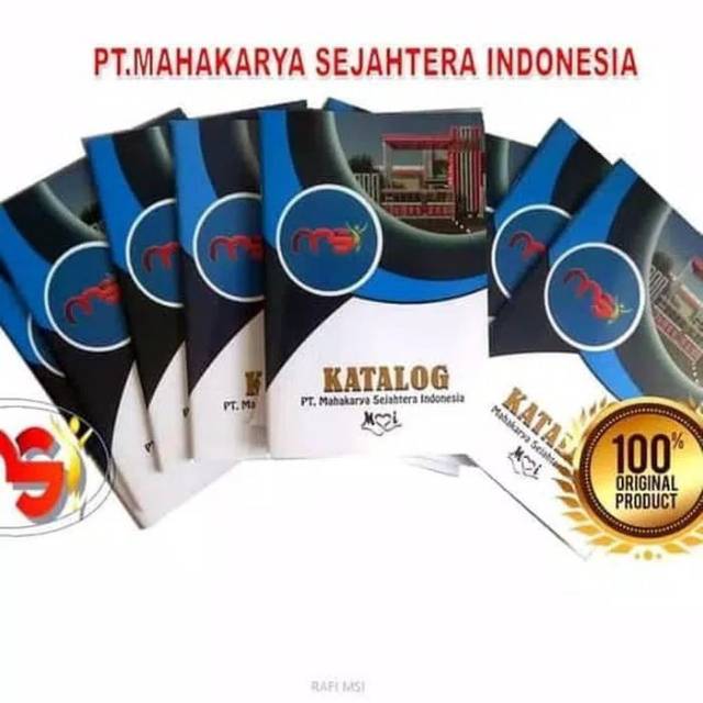 Katalog MSI terbaru termurah alat presentasi