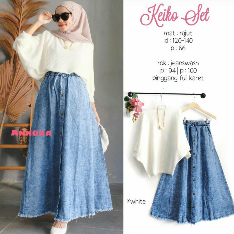 KEIKO Set (top &amp; rok)