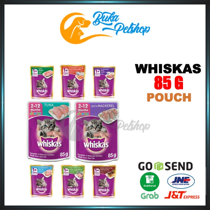 Makanan Kucing Whiskas Pouch 85g