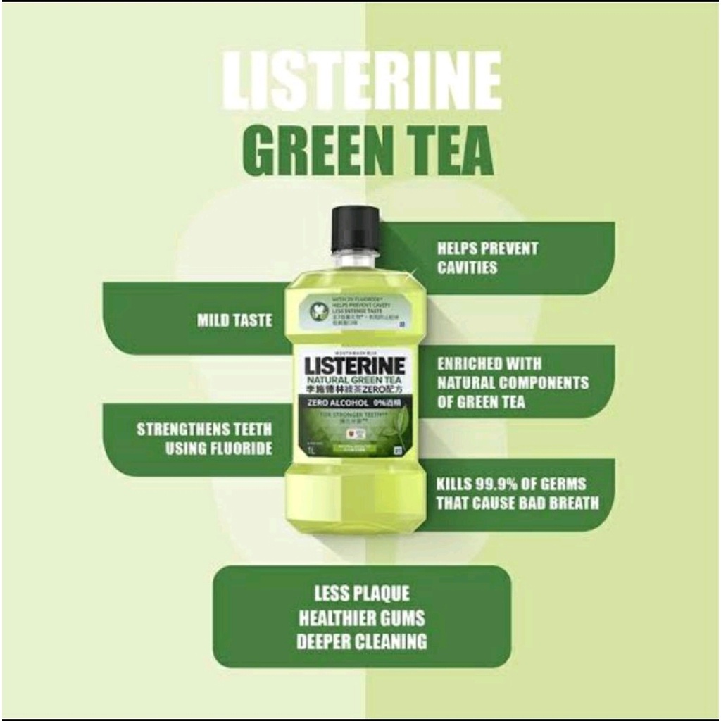 LISTERINE ANTISEPTIC MOUTHWASH 250ML // OBAT KUMUR LISTERIN // LISTERINE