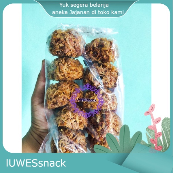 

walangan isi 10pcs-jajanan jadul- snack jadul- makanan ringan- camilan jadul-jajanan-jadah pasar