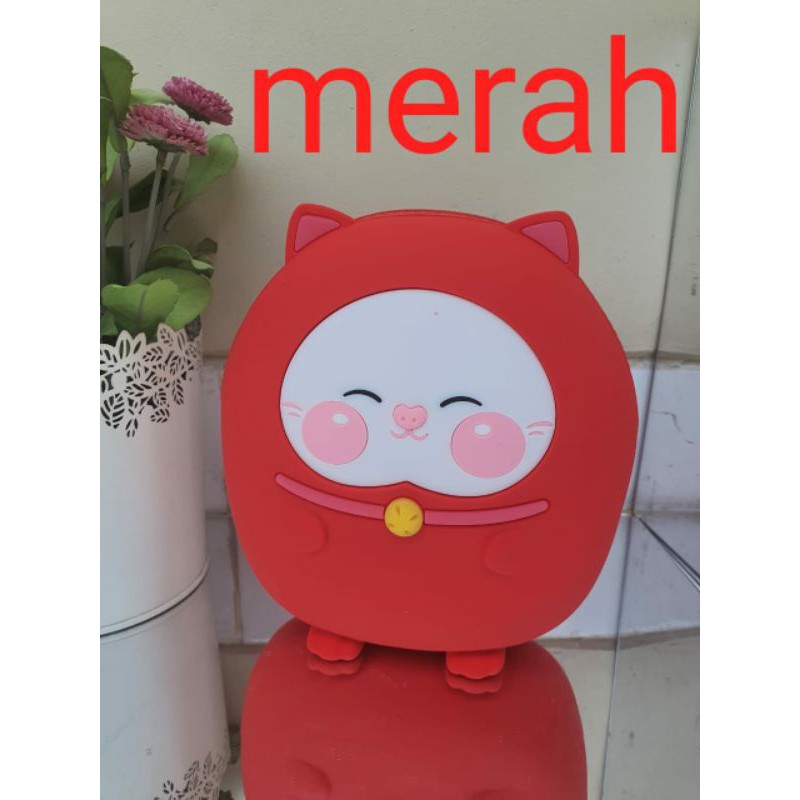 family games TAS KUCING HOKI 3in1 Jelly silicone silikon selempang backpack ORI Import muat hp