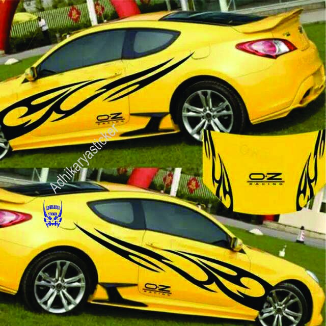 PROMO  stiker Mobil Mobil sedan Tribal garang Keren SEDAN SEDAN SEDAN