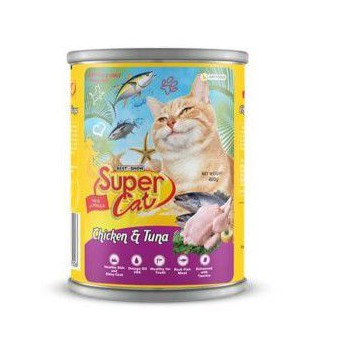 Makanan Kucing Basah / Cat Food SUPERCAT all varian 400 Gram