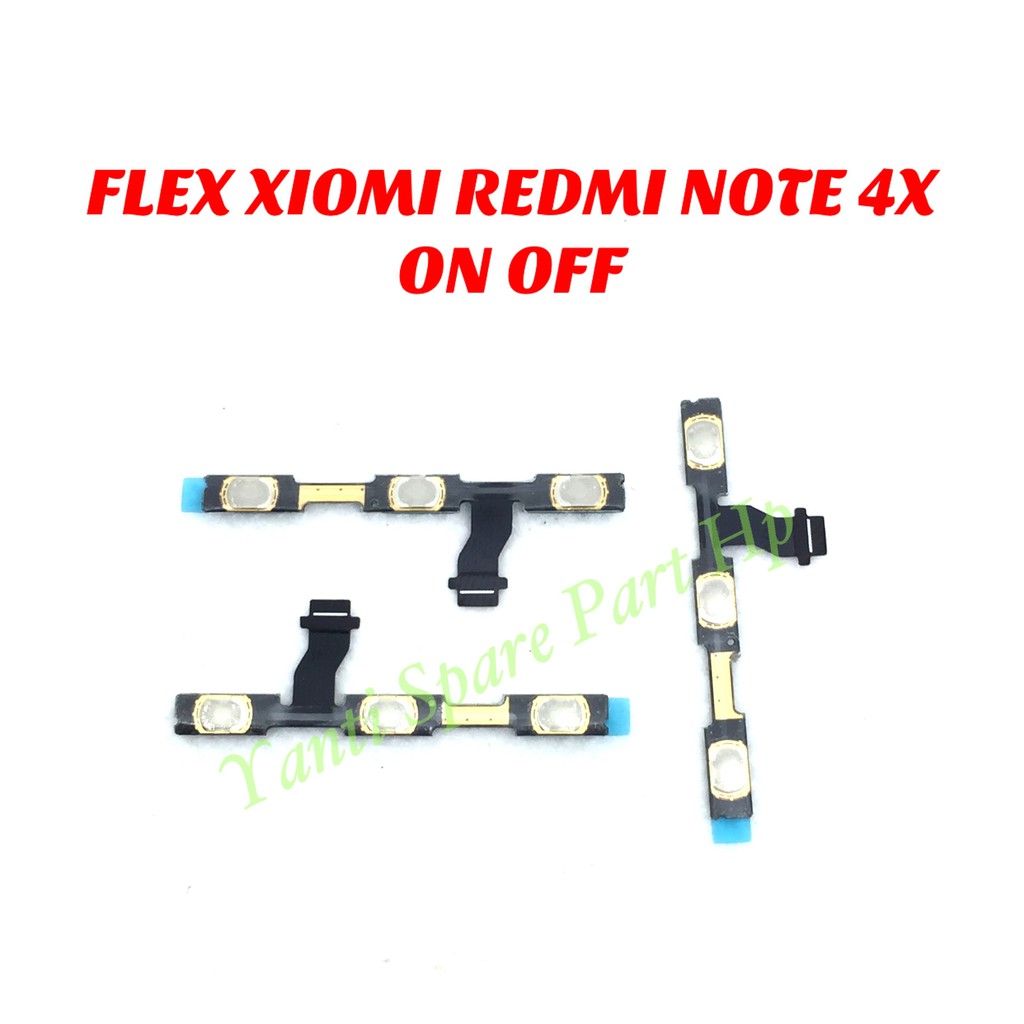 Flexible On Off Xiaomi Redmi Note 4x Snapdragon Original Terlaris New